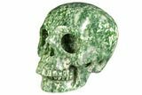 Realistic, Polished Hamine Jasper Skull #151012-2